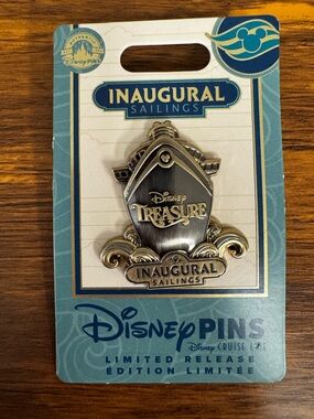 Disney Cruise Line Inaugural Sailing Treasure Limited Release Trading Pin